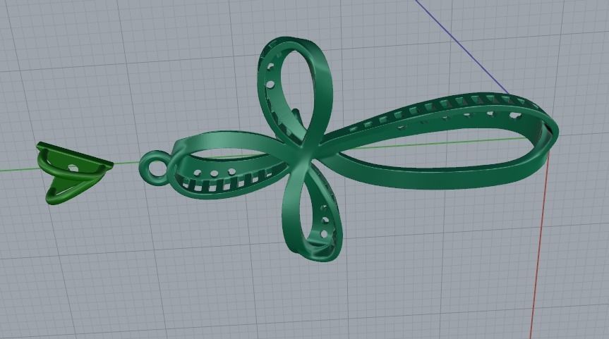 Pendant cross Model 3970 3D print model_7