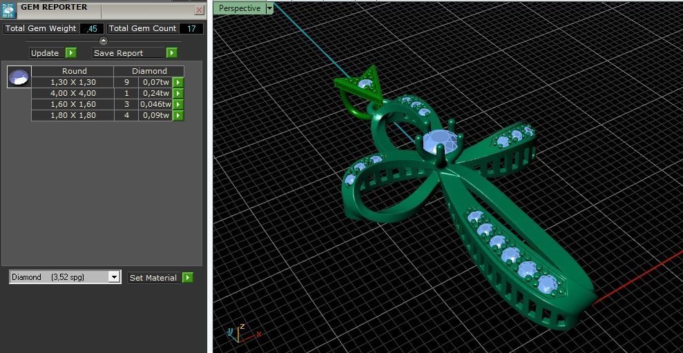 Pendant cross Model 3970 3D print model_8