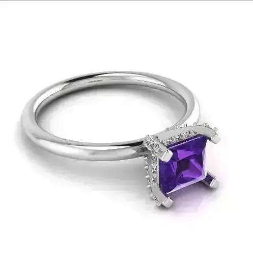 Engagement halo rings Model 3968