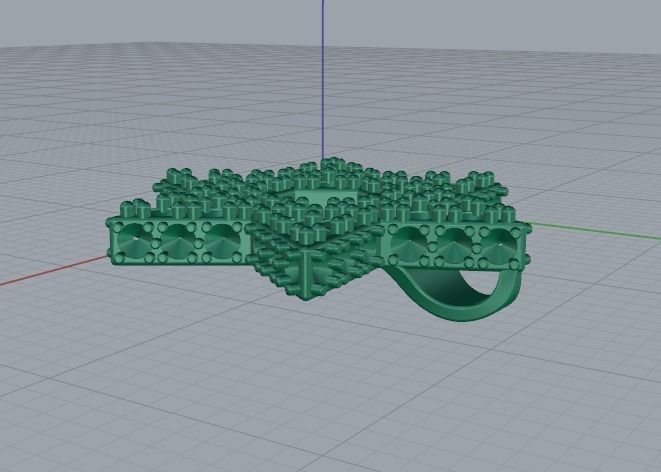 Pendant star of david Model 3959 3D print model_3