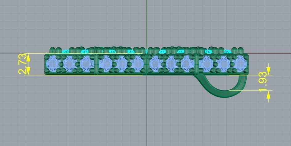 Pendant star of david Model 3959 3D print model_7