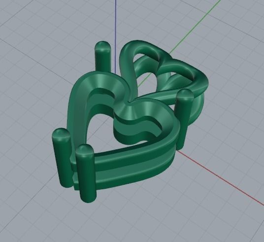 Heart pendant Model 3958 3D print model_4