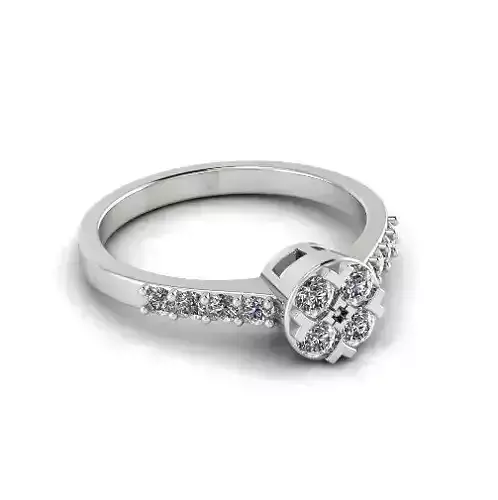Engagement halo rings Model 3953