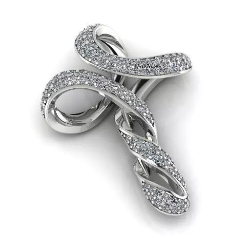 Pendant cross Model 3950 3D print model_0