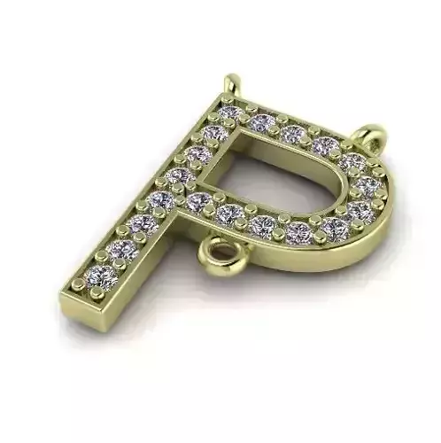 Pendant letter P Model 3928