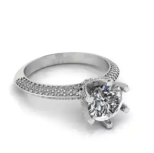 Engagement halo rings Model 3924