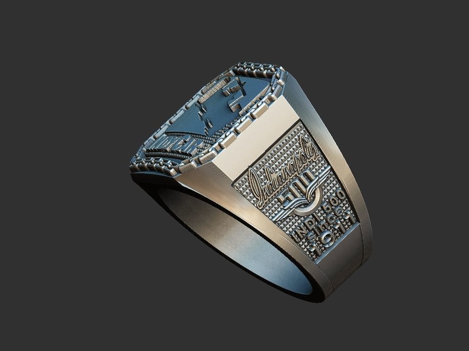 Indy 500 Ring Indianapolis Race 3D print model_8