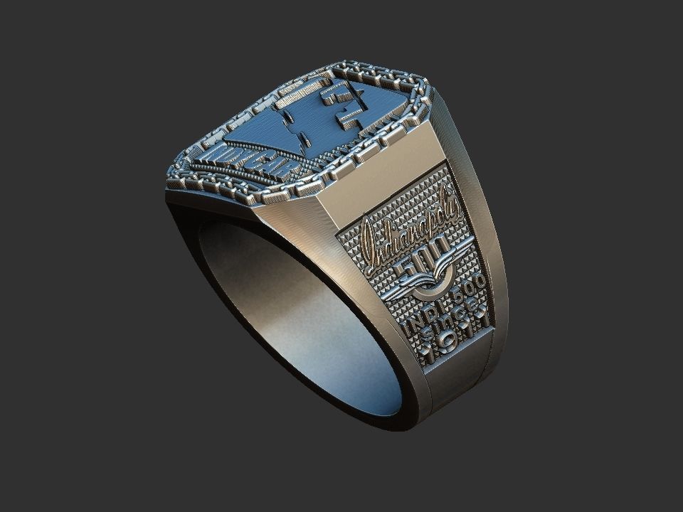 Indy 500 Ring Indianapolis Race 3D print model_3