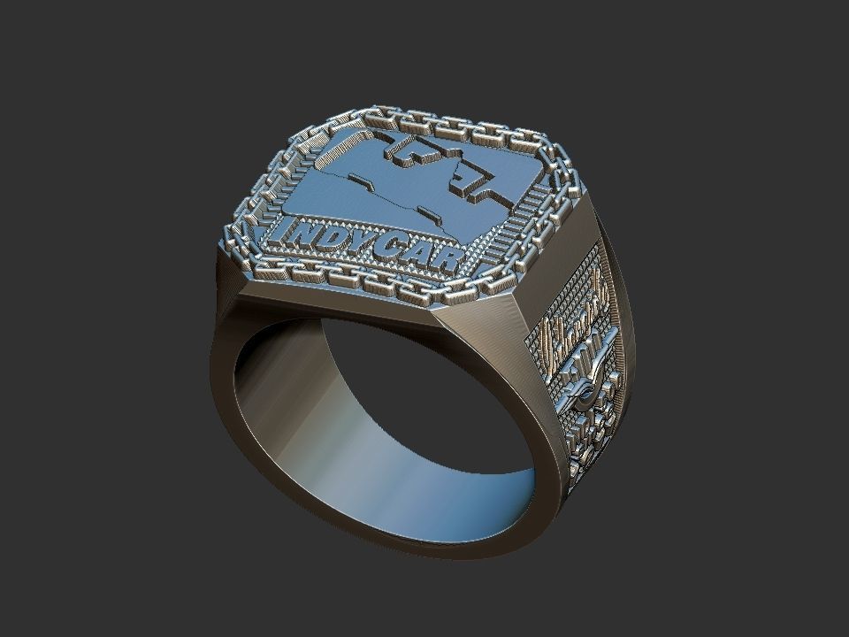 Indy 500 Ring Indianapolis Race 3D print model_16