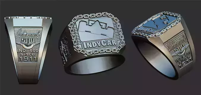 Indy 500 Ring Indianapolis Race 3D print model