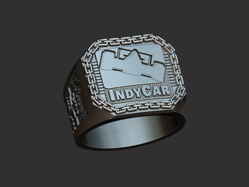 Indy 500 Ring Indianapolis Race 3D print model_1