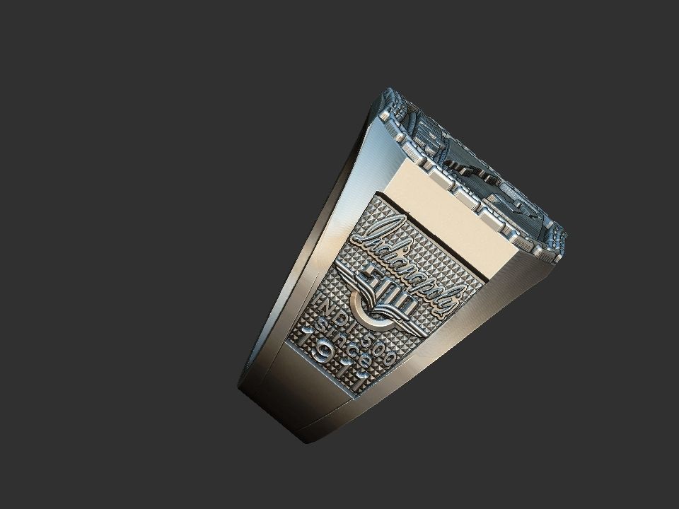 Indy 500 Ring Indianapolis Race 3D print model_13
