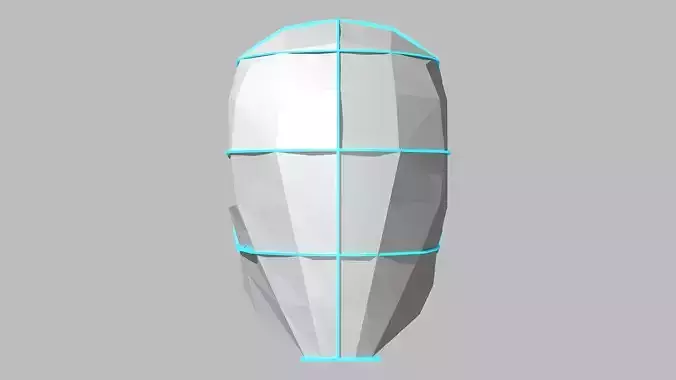 Loomis Head Free 3D model