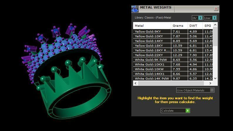 Crown Rings 3D print model_4