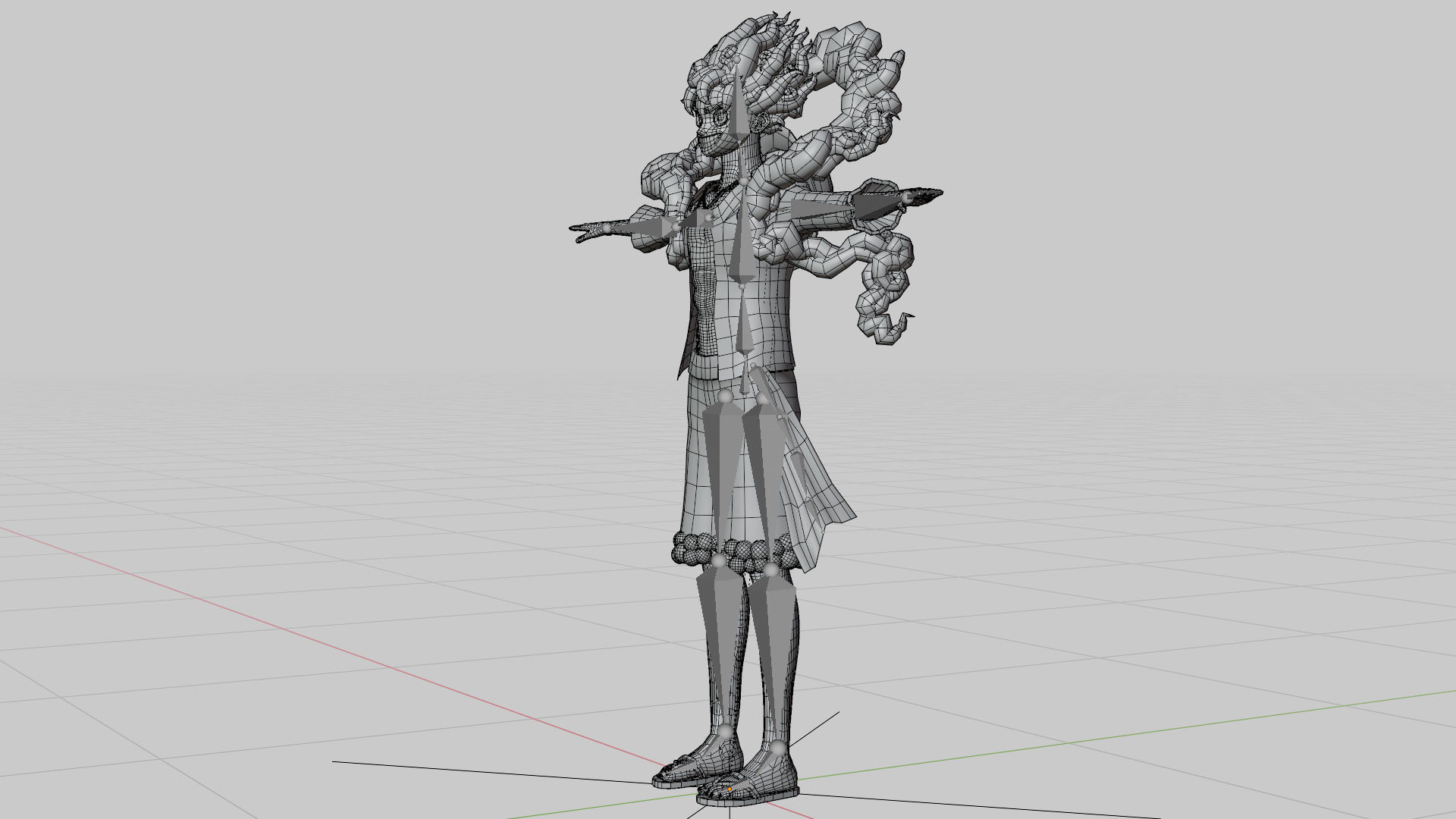 Luffy Gear 5 Low-poly 3D model_23