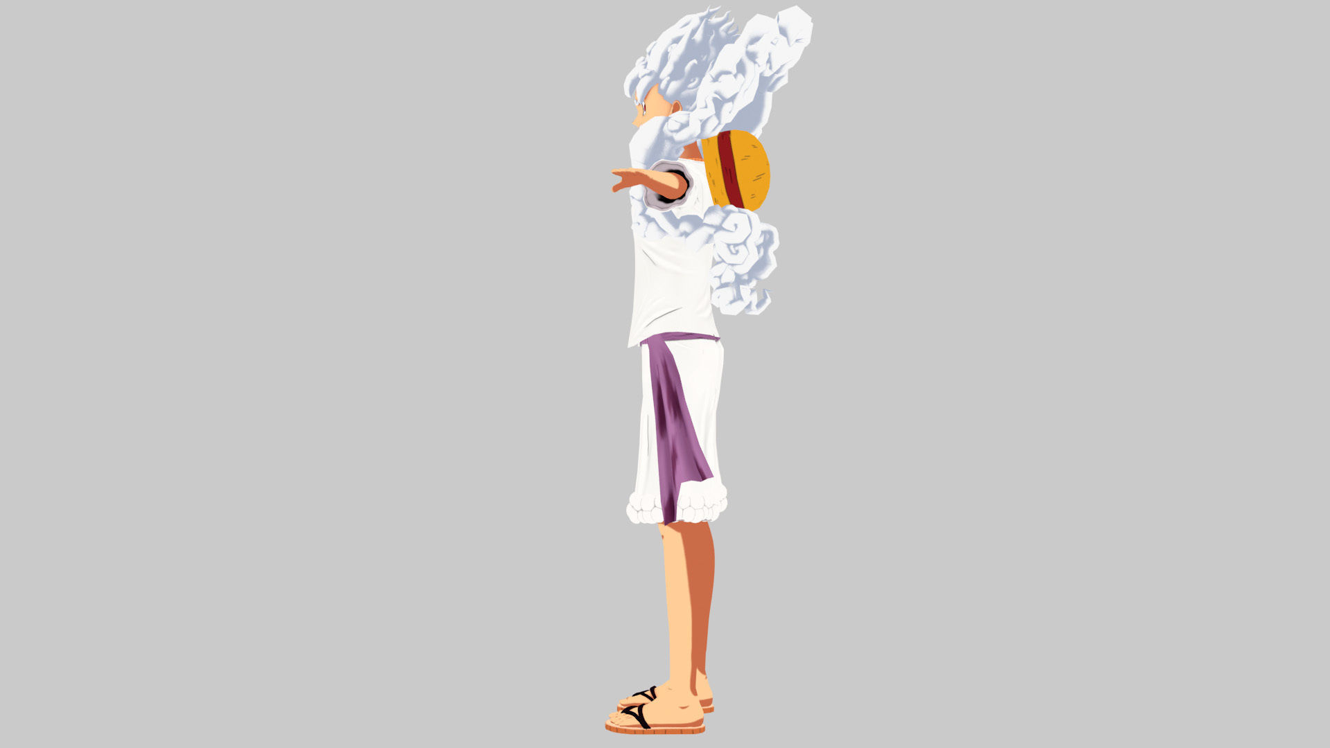 Luffy Gear 5 Low-poly 3D model_18