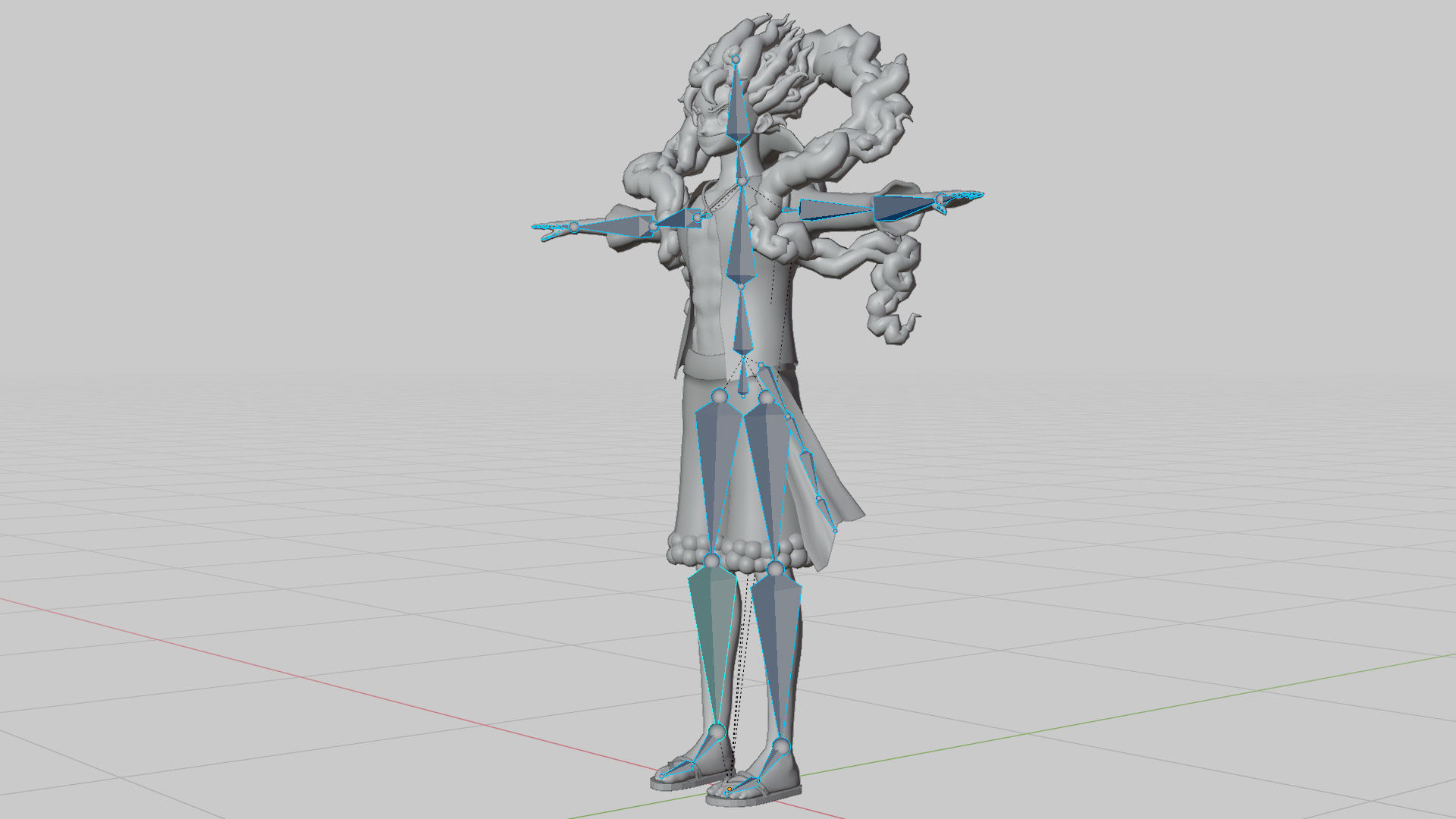 Luffy Gear 5 Low-poly 3D model_22