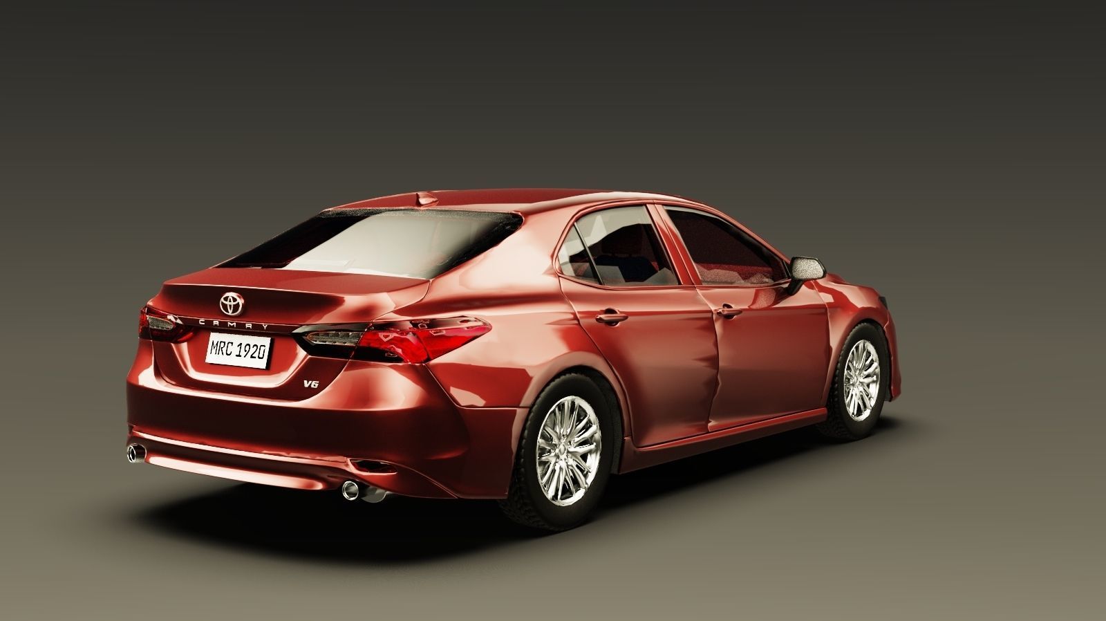 Toyota Camry 2020 3D model_2