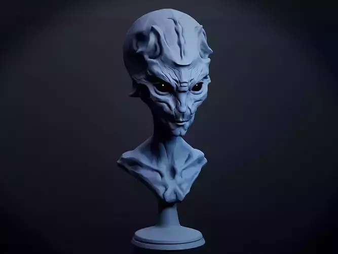 ALIEN BUST AND PIGGY BANK VERSION