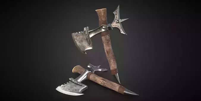 tomahawk Low-poly 3D model