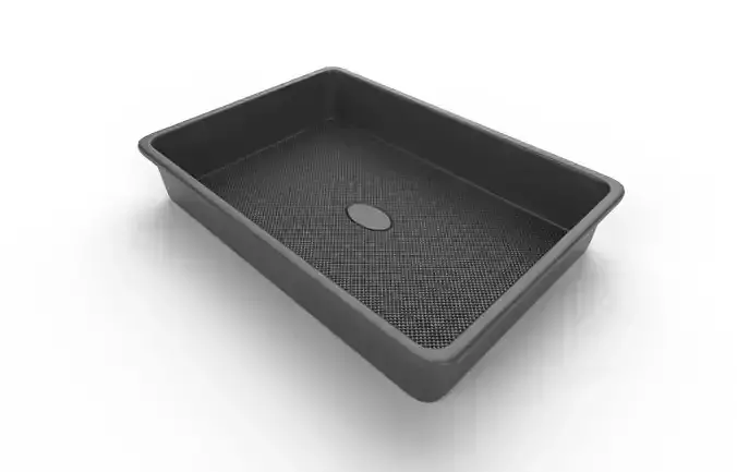 Cookware Set 01 - Baking Pan  Low-poly 3D model