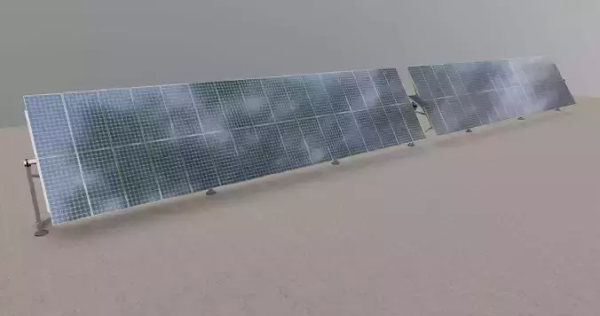 Solar Tracking Systems Type-2 3D model