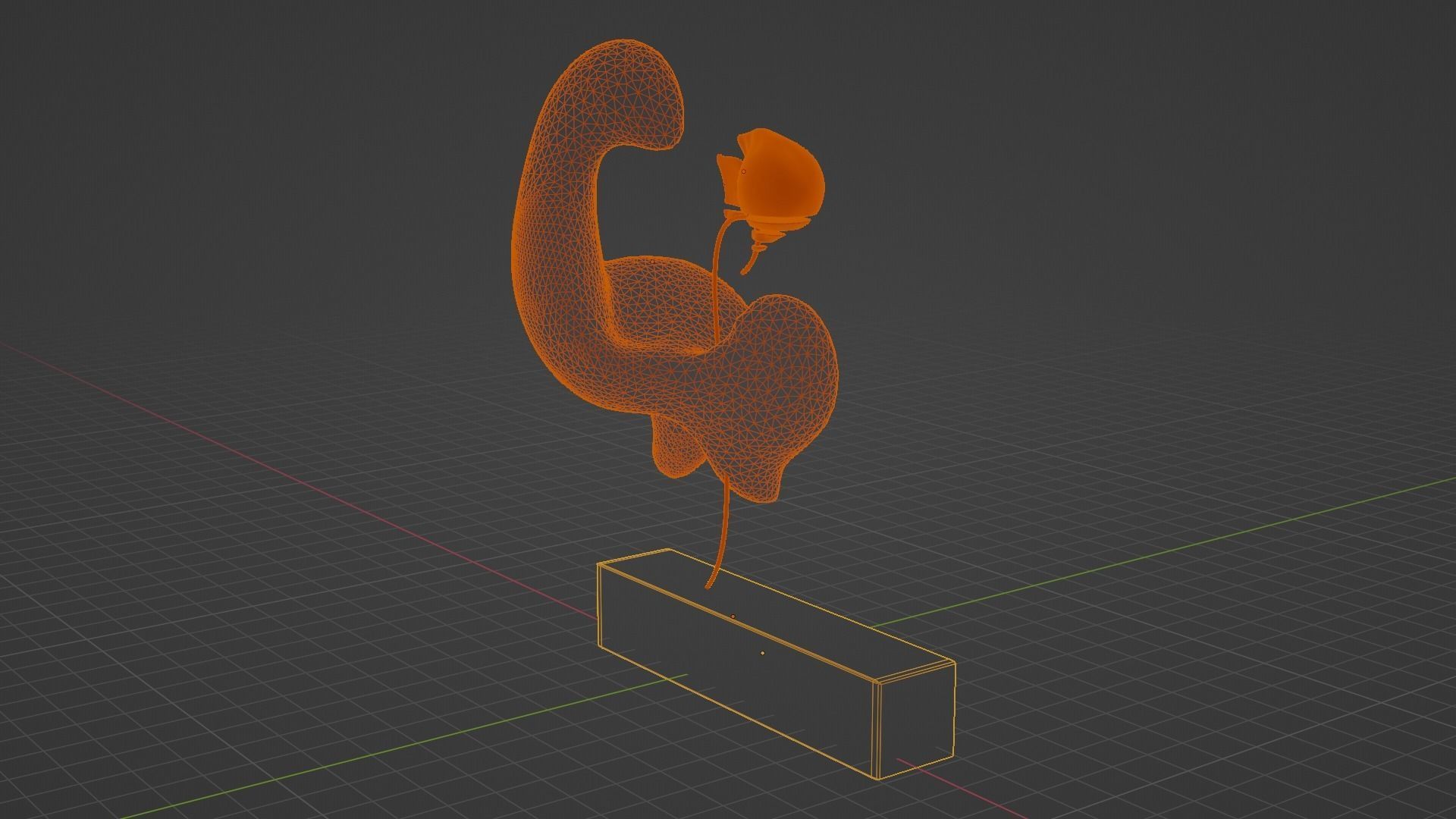 Ethereal Aquatica The Golden Wave Marble Fish Ensemble 3D model_91