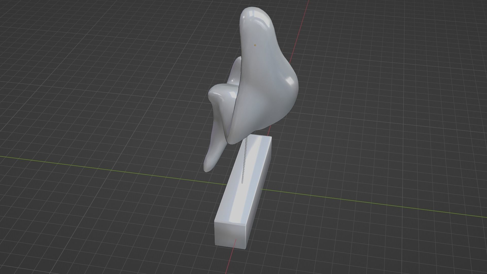 Ethereal Aquatica The Golden Wave Marble Fish Ensemble 3D model_35