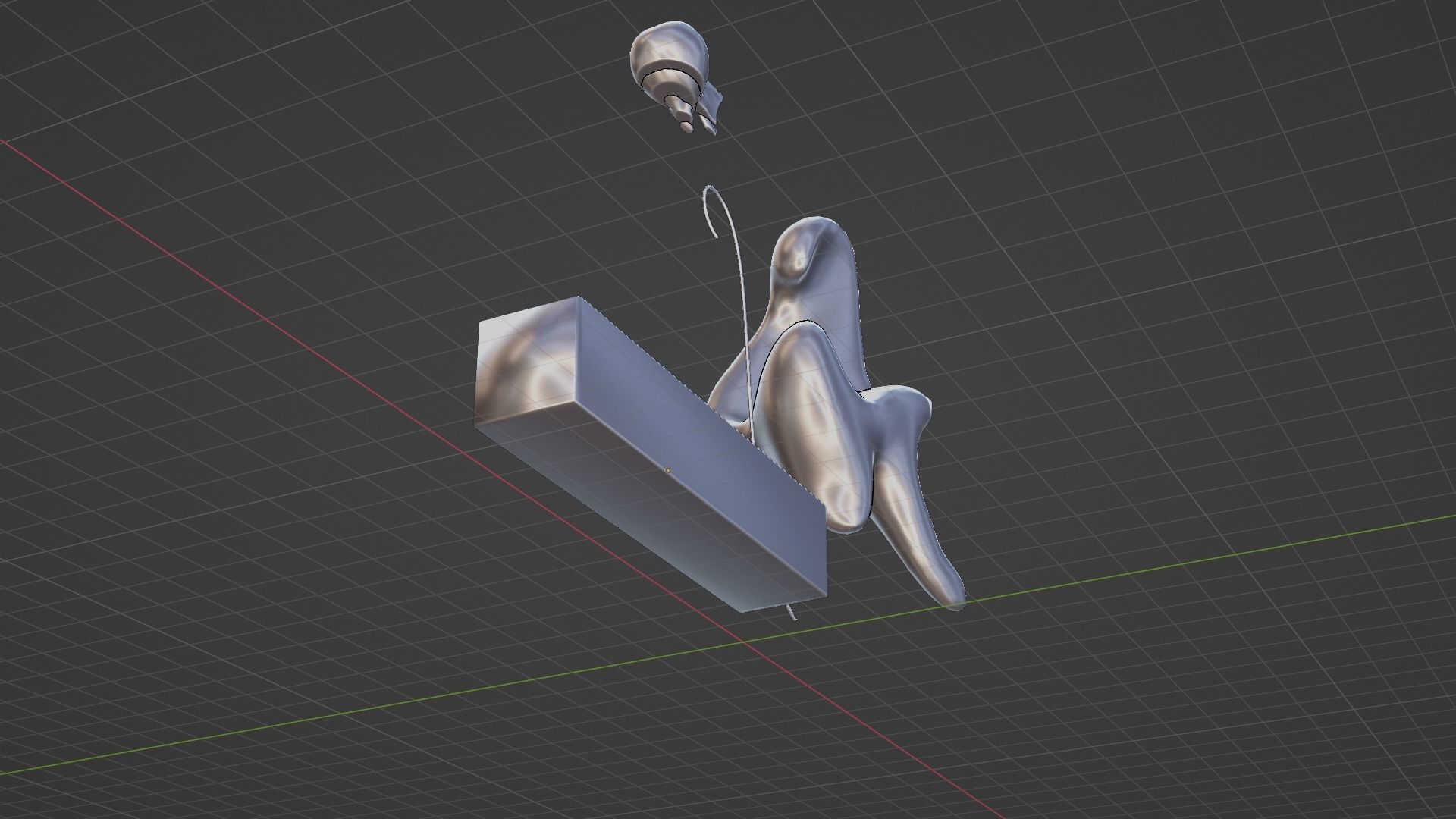 Ethereal Aquatica The Golden Wave Marble Fish Ensemble 3D model_49