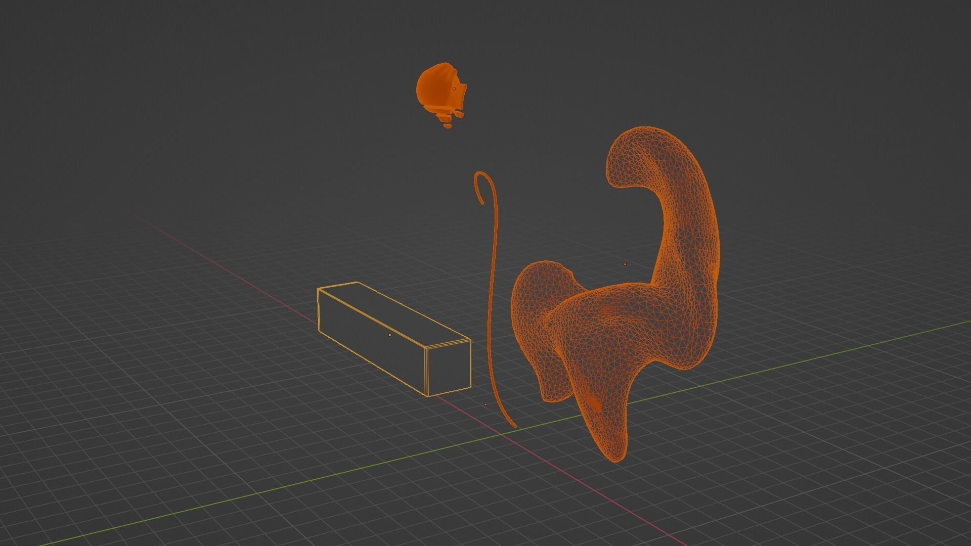 Ethereal Aquatica The Golden Wave Marble Fish Ensemble 3D model_69