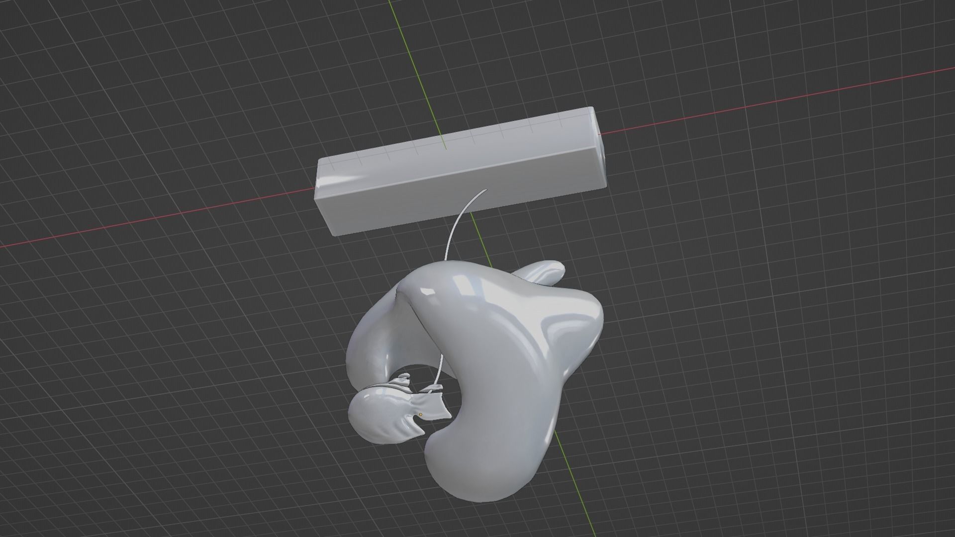 Ethereal Aquatica The Golden Wave Marble Fish Ensemble 3D model_42