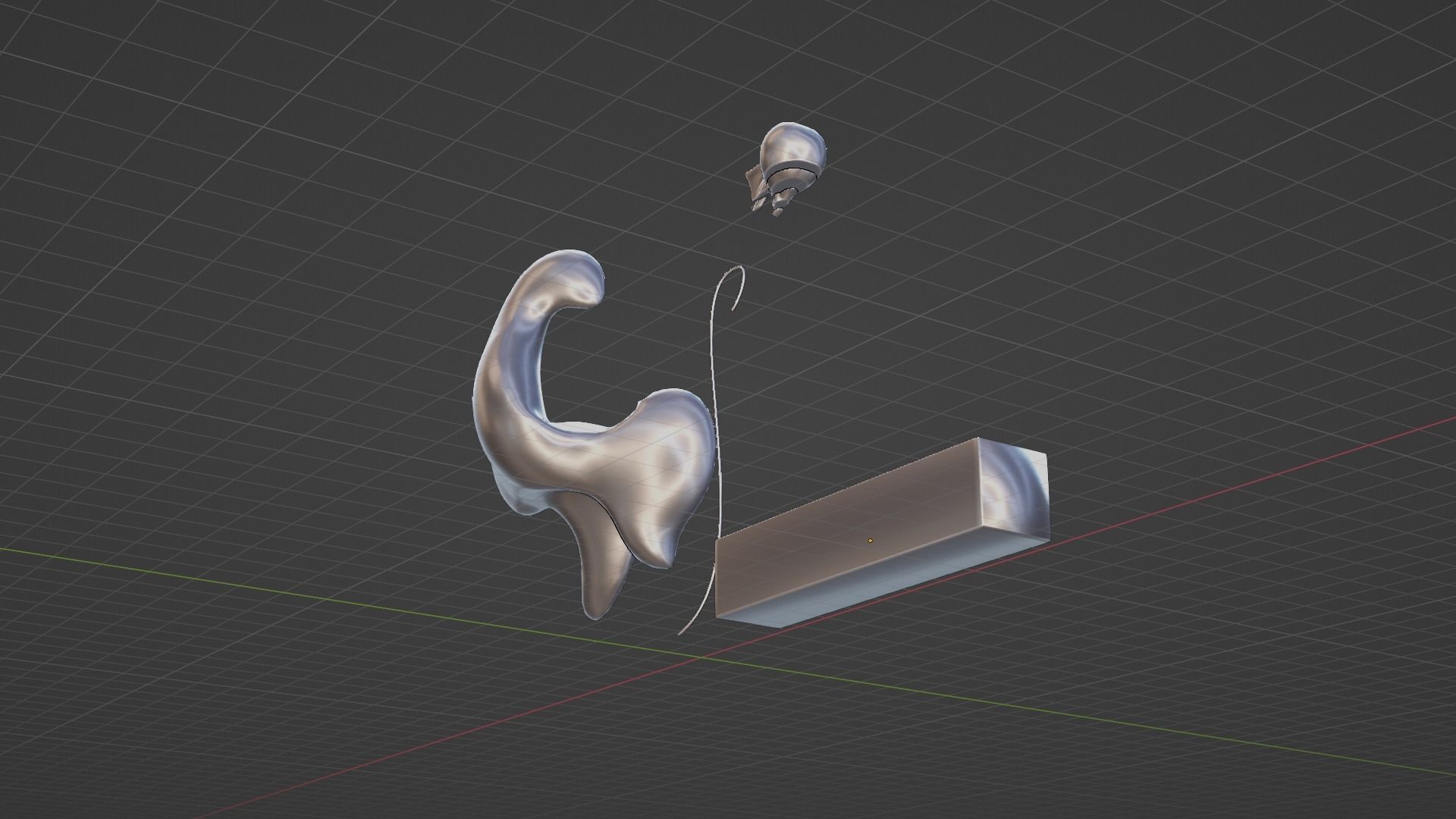 Ethereal Aquatica The Golden Wave Marble Fish Ensemble 3D model_58