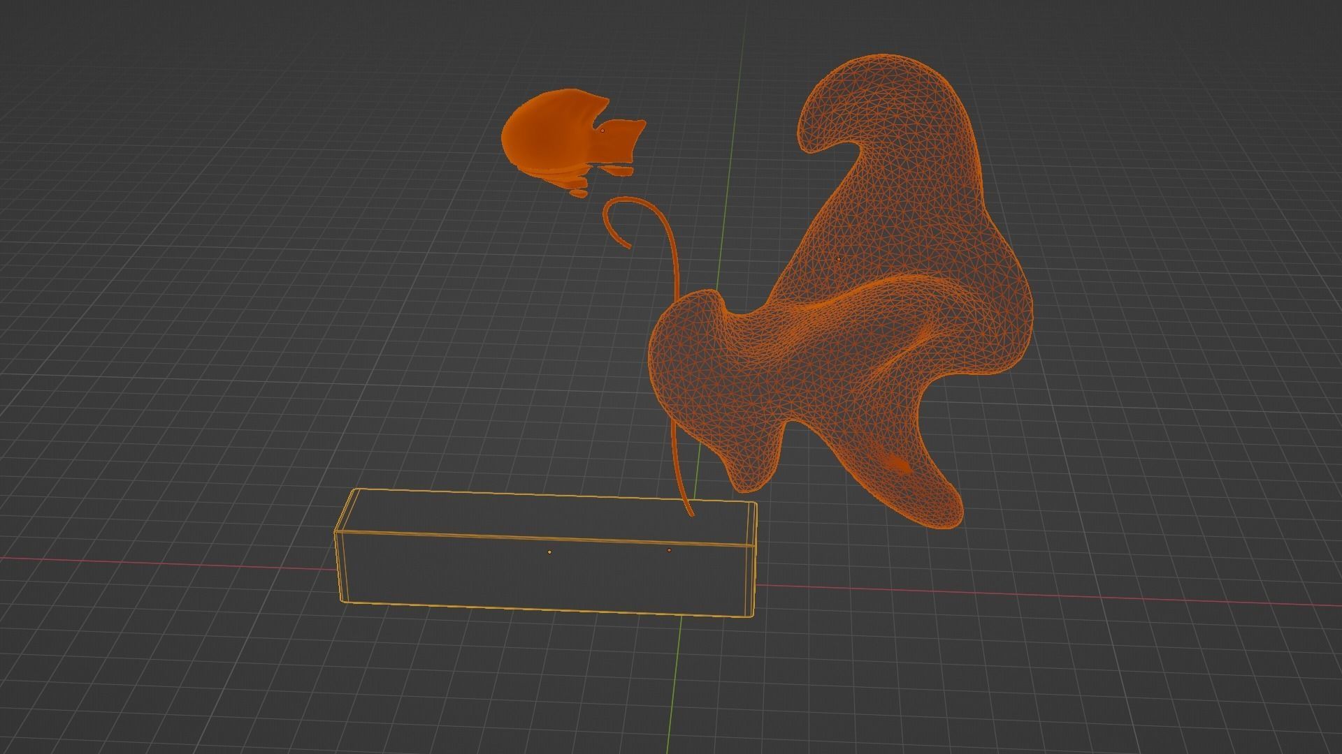 Ethereal Aquatica The Golden Wave Marble Fish Ensemble 3D model_81