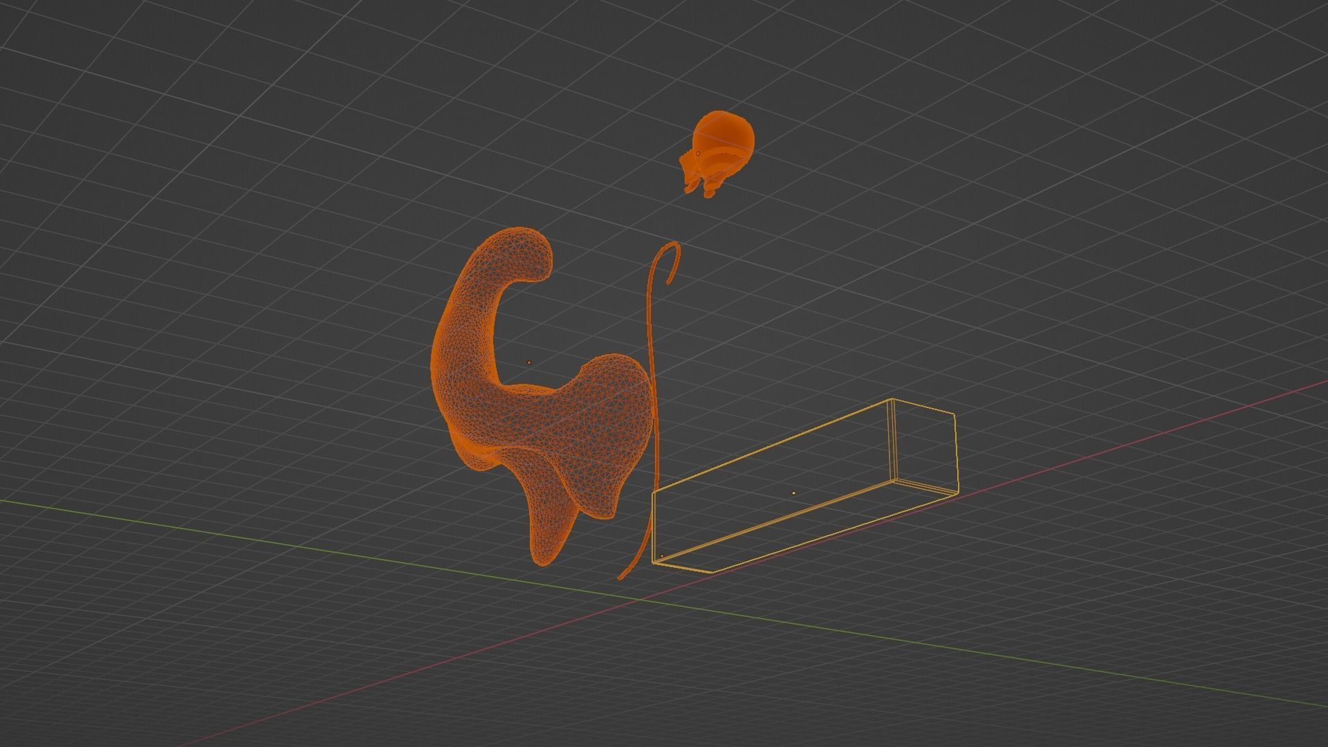 Ethereal Aquatica The Golden Wave Marble Fish Ensemble 3D model_77