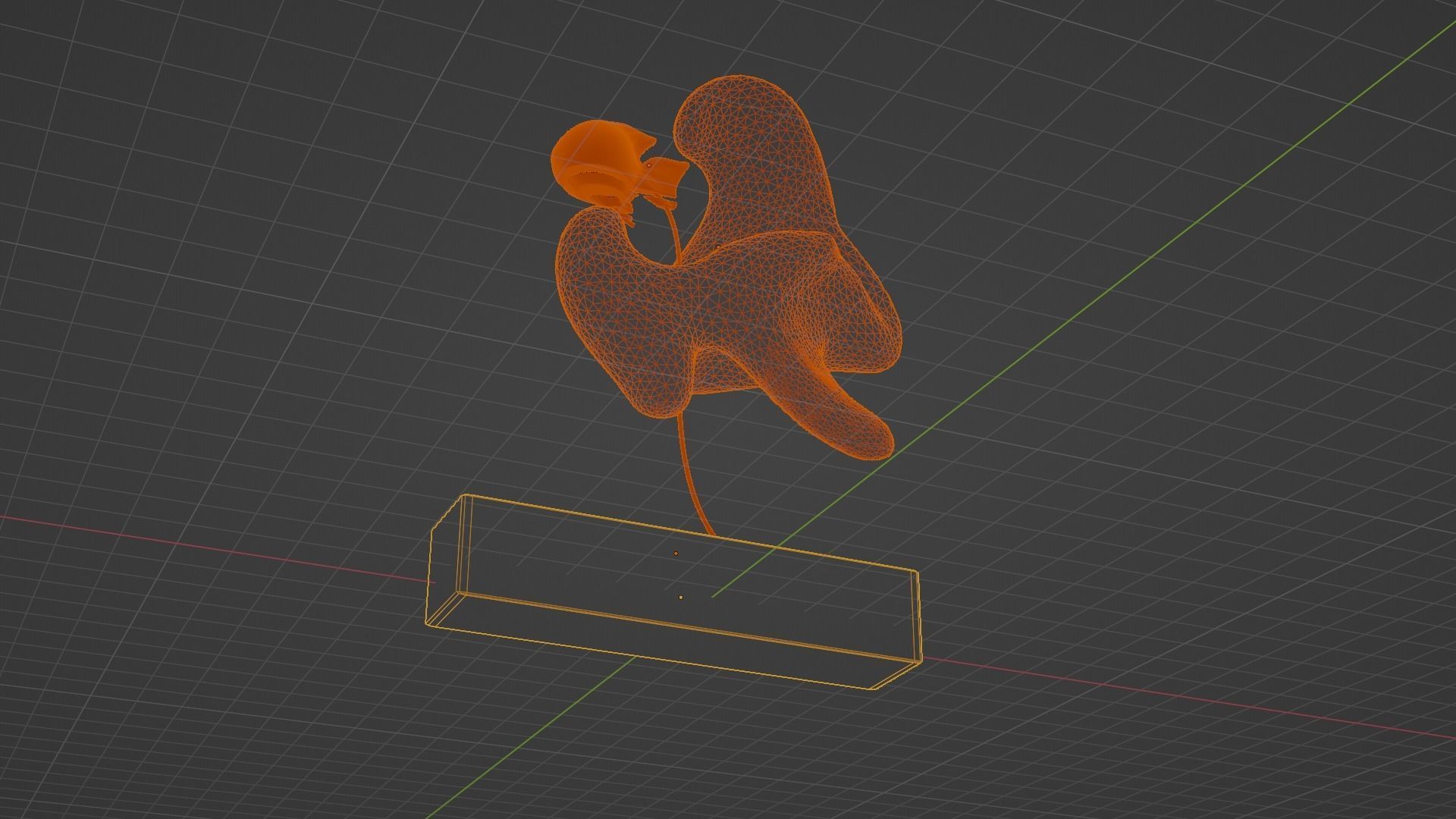 Ethereal Aquatica The Golden Wave Marble Fish Ensemble 3D model_97