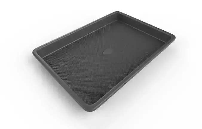 Cookware Set 01 - RoastPan Low-poly 3D model