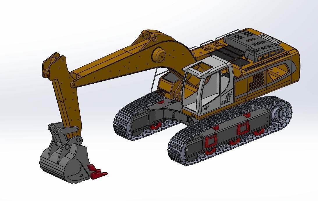 1 14 liebherr 960sme 3D print model_1