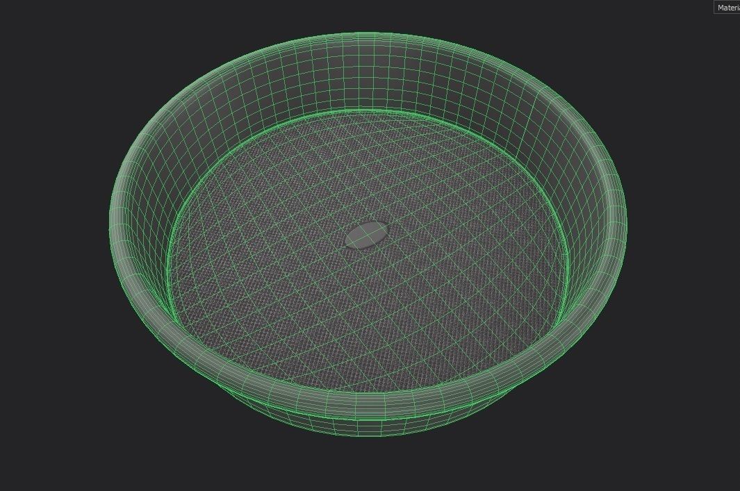 Cookware Set 01 - Round Pan Low-poly 3D model_1