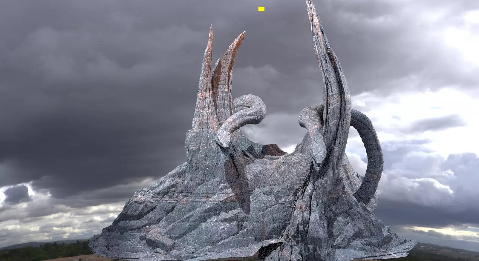 Hades Drake Mountain 2 3D model