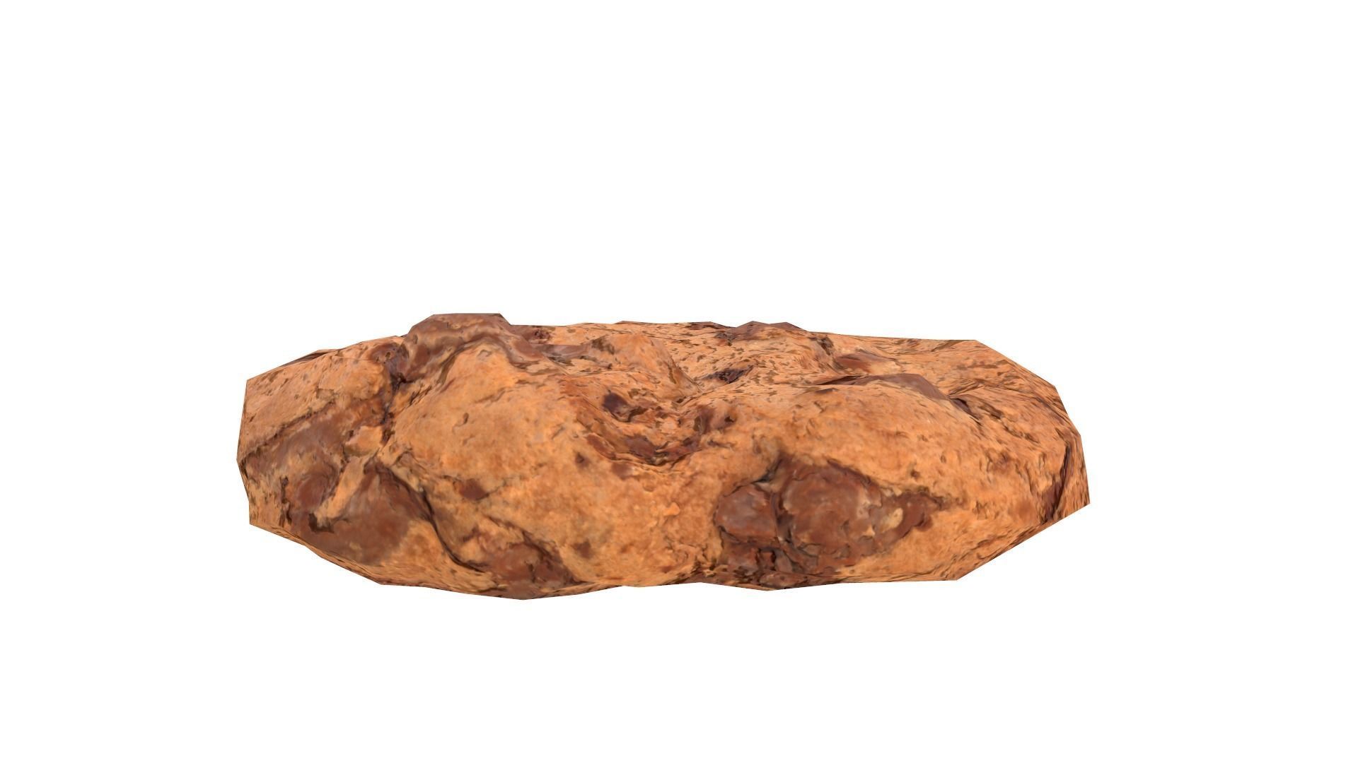 Chocolate Chip Cookie Lowpoly with game ready 3d Model Low-poly 3D model_12