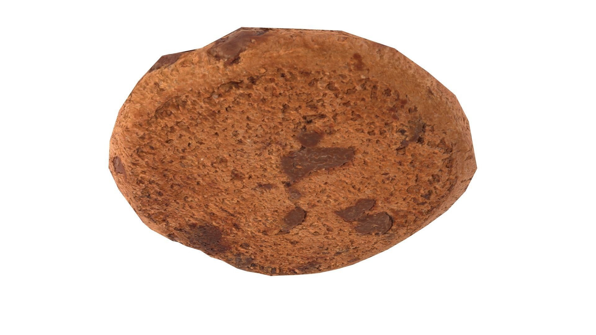 Chocolate Chip Cookie Lowpoly with game ready 3d Model Low-poly 3D model_10