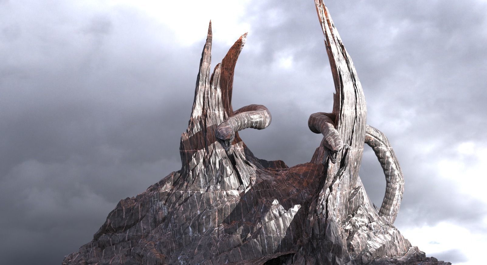 Hades Drake Mountain 3 3D model_1