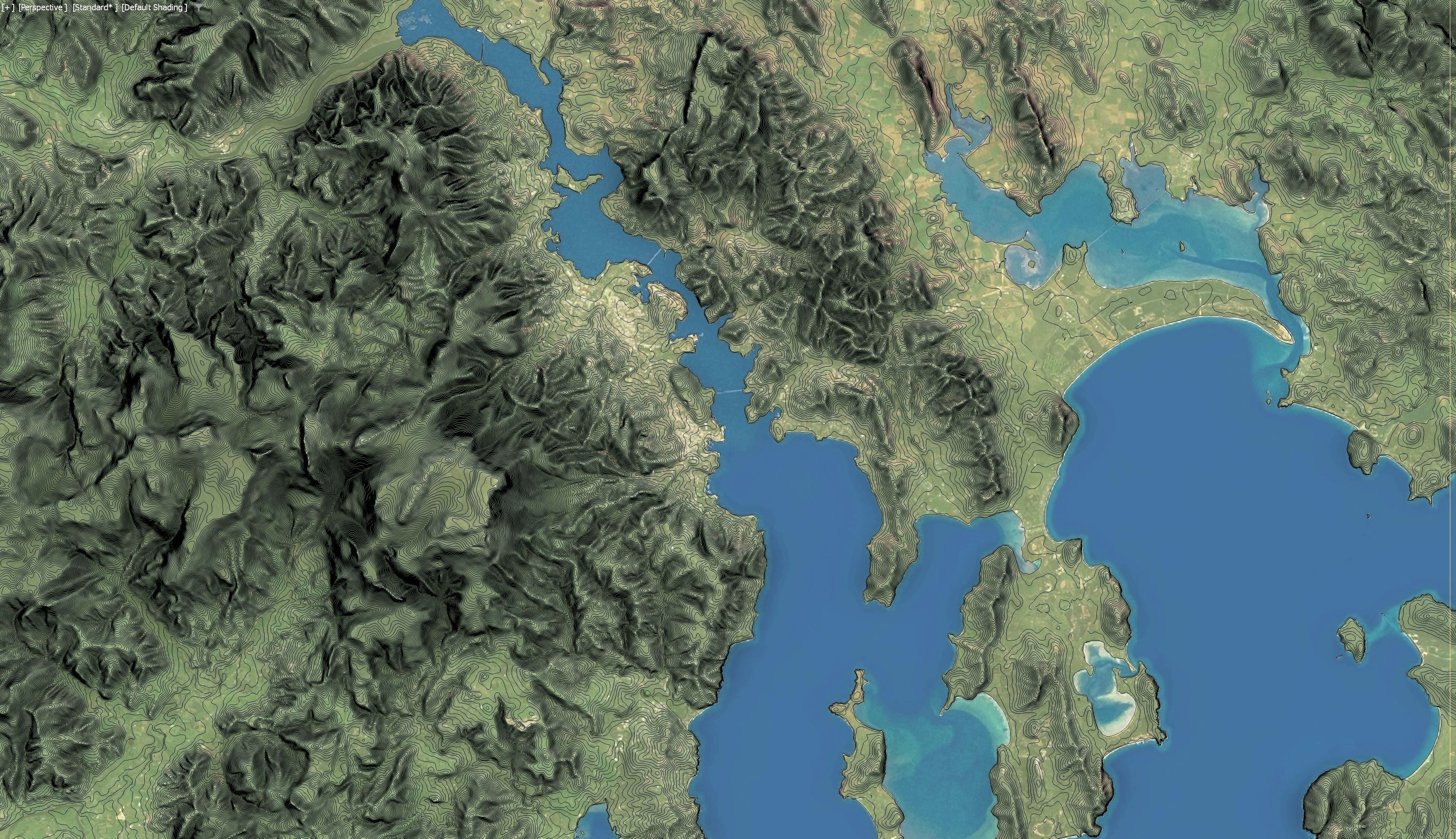 Hobart -3D Terrain Model Low-poly 3D model_17