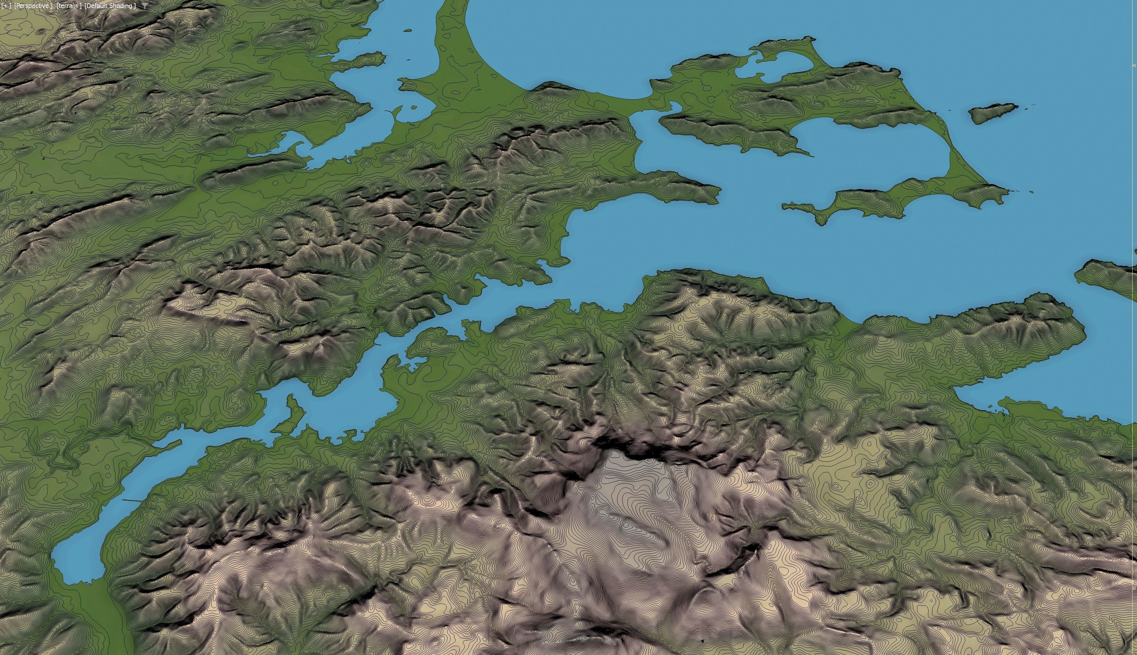 Hobart -3D Terrain Model Low-poly 3D model_5