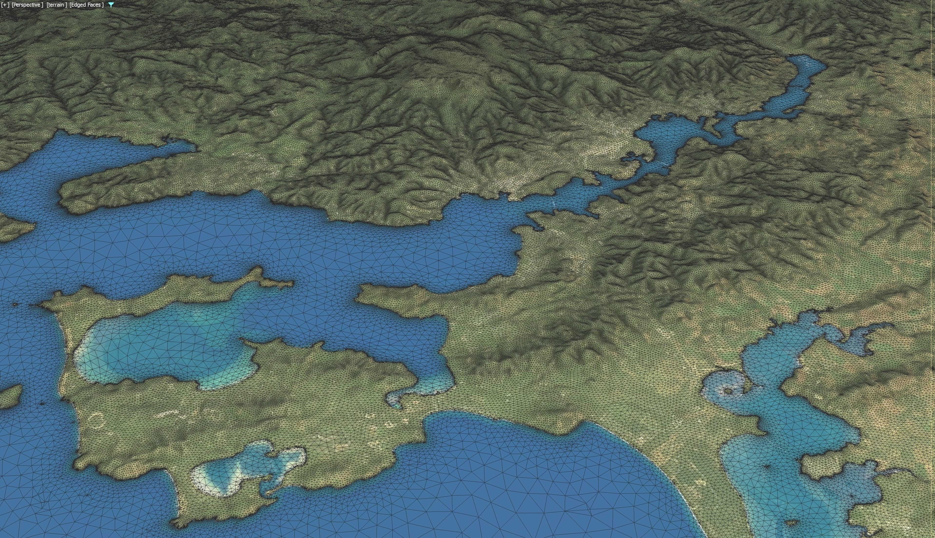 Hobart -3D Terrain Model Low-poly 3D model_10