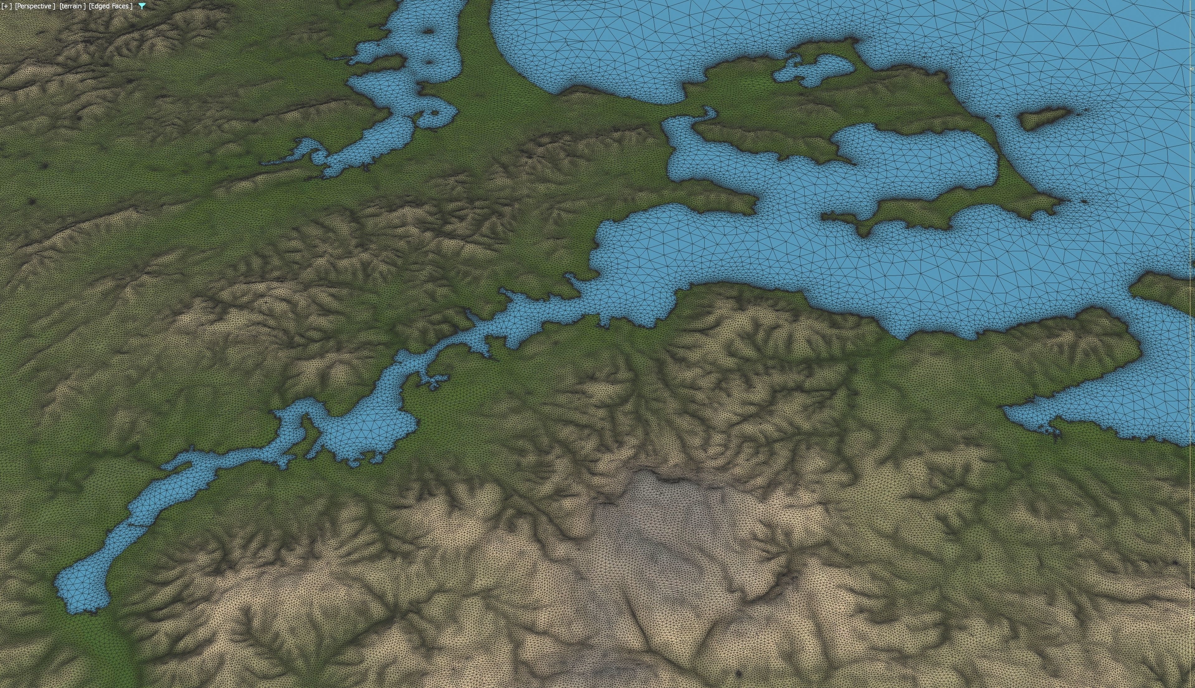 Hobart -3D Terrain Model Low-poly 3D model_6