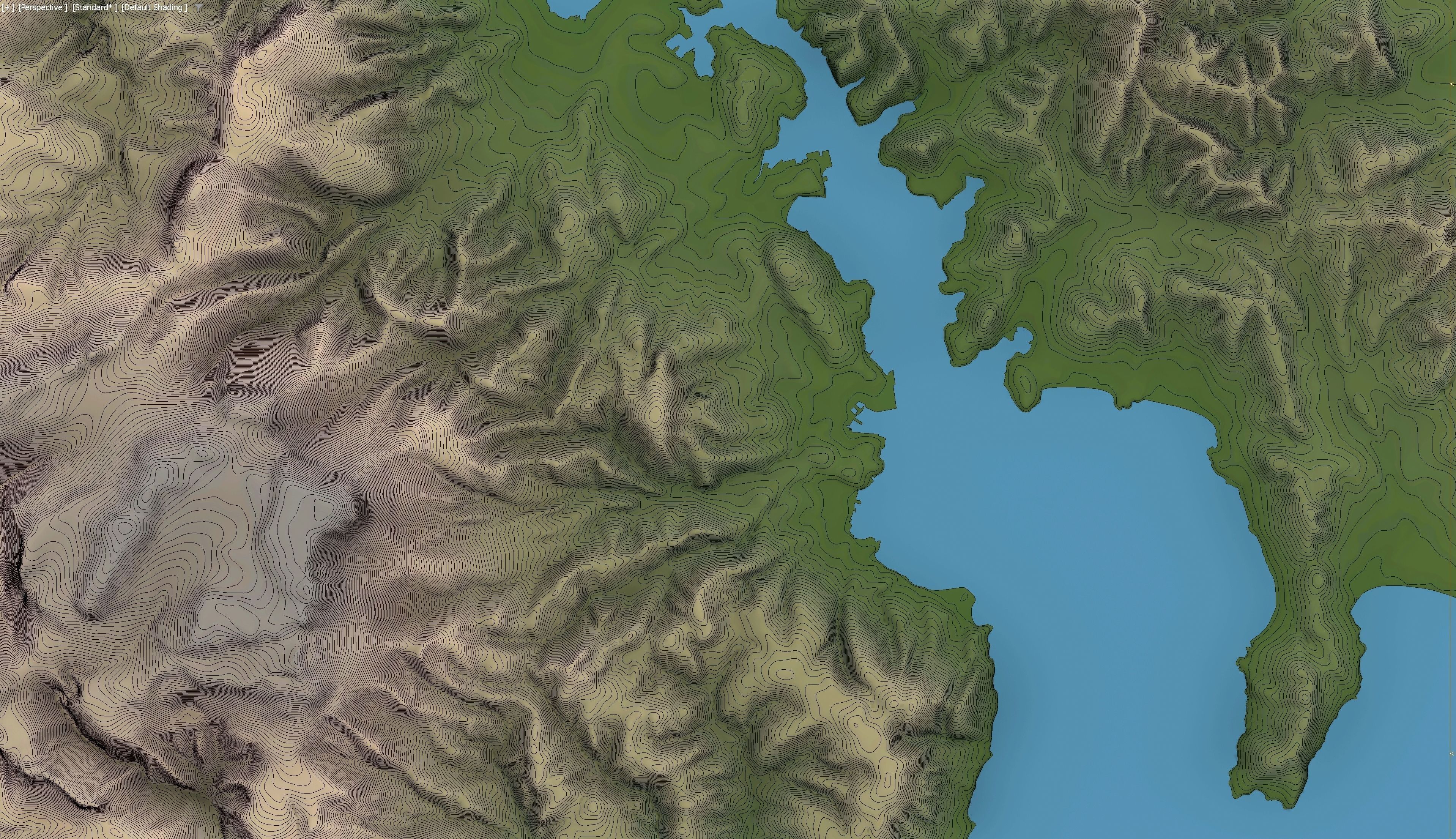 Hobart -3D Terrain Model Low-poly 3D model_13