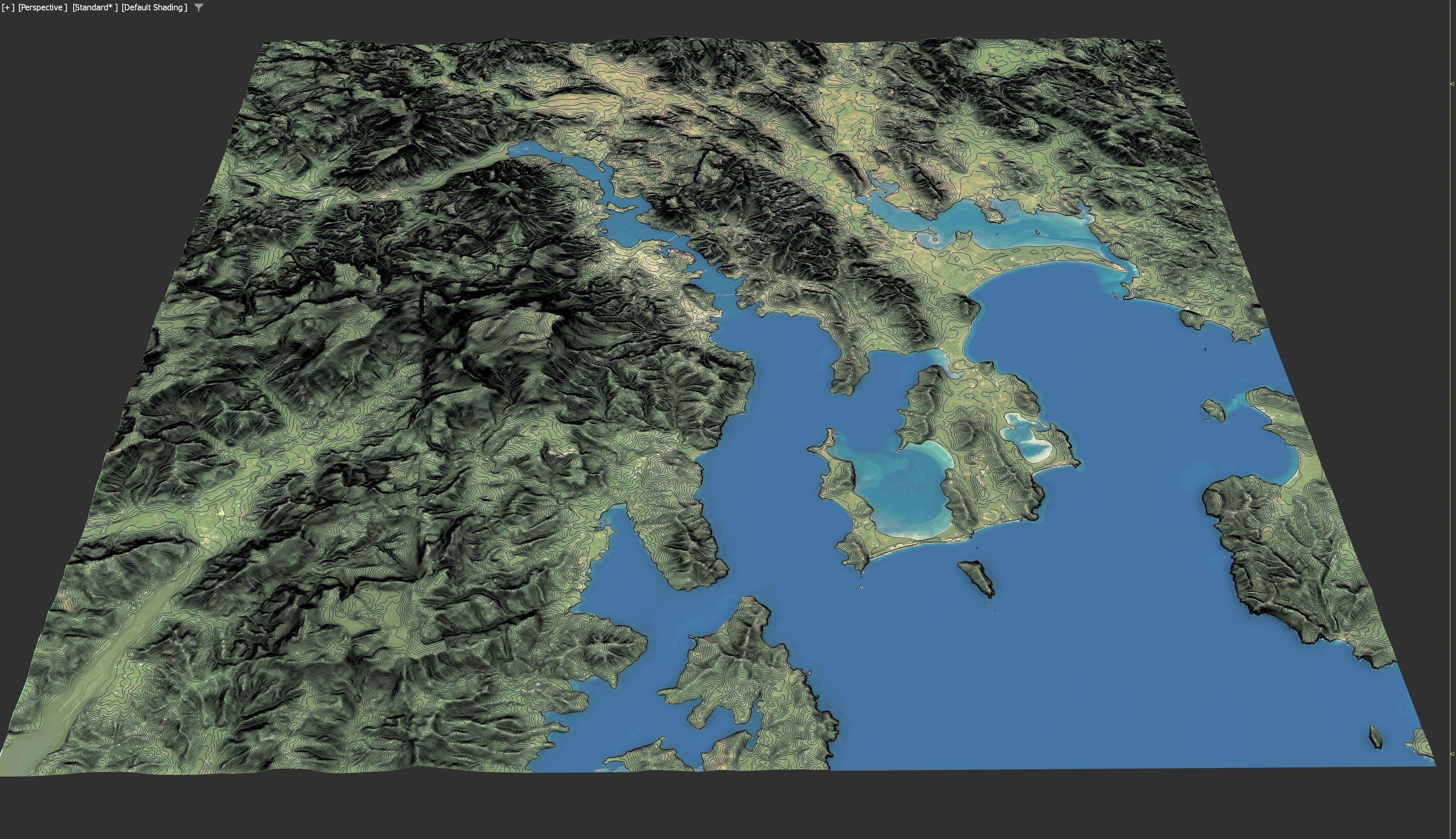 Hobart -3D Terrain Model Low-poly 3D model_23