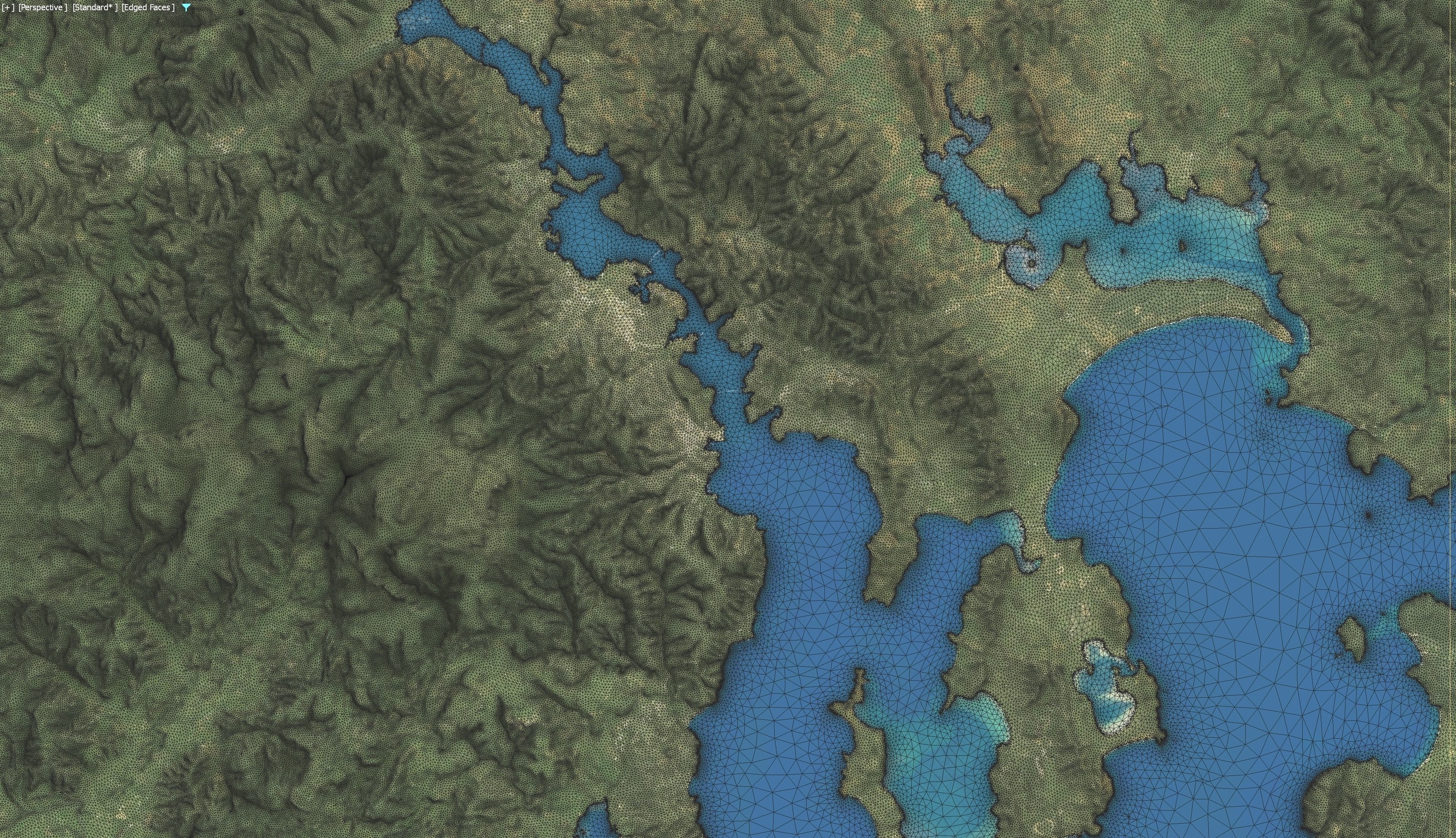 Hobart -3D Terrain Model Low-poly 3D model_18