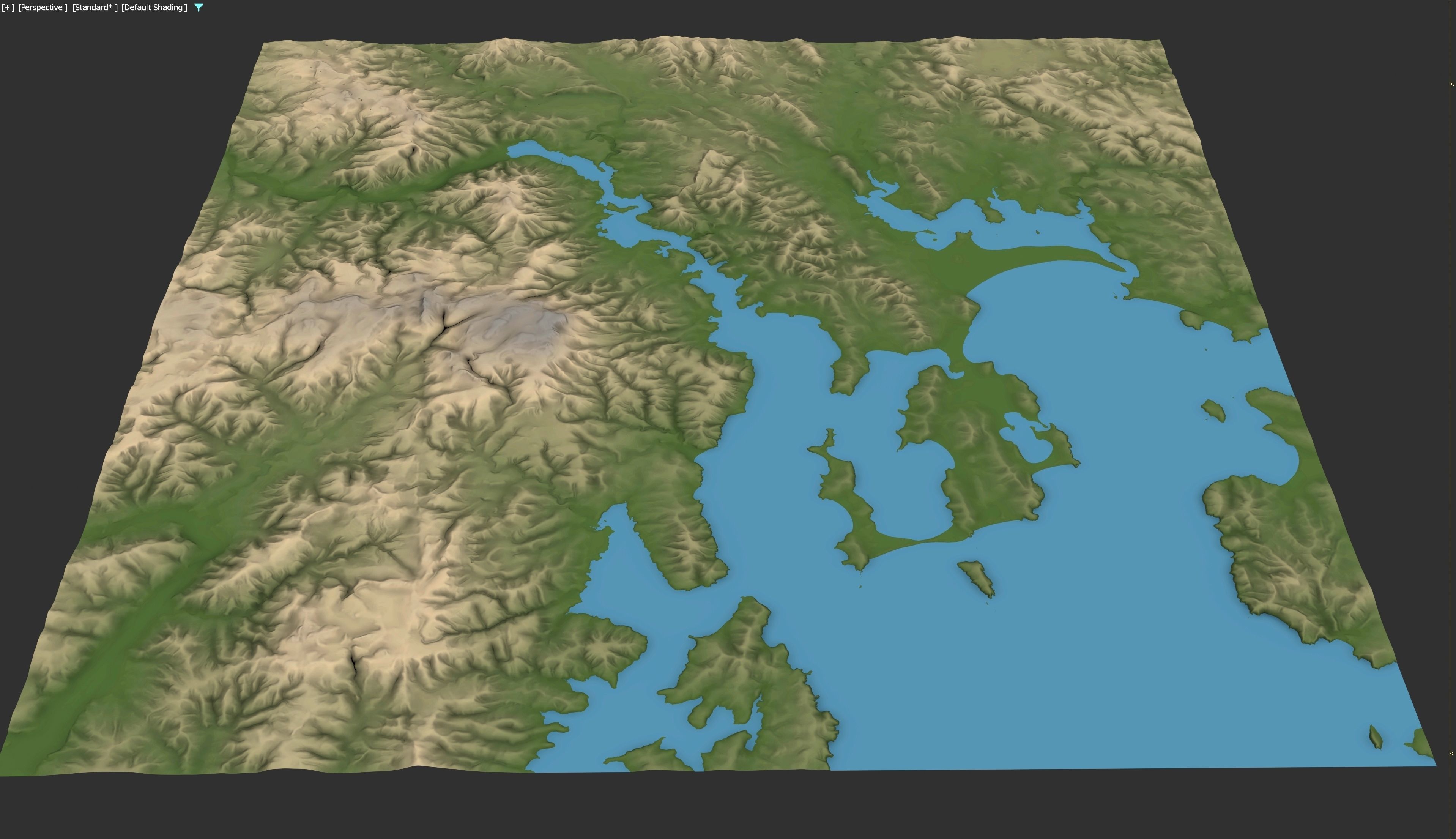 Hobart -3D Terrain Model Low-poly 3D model_21